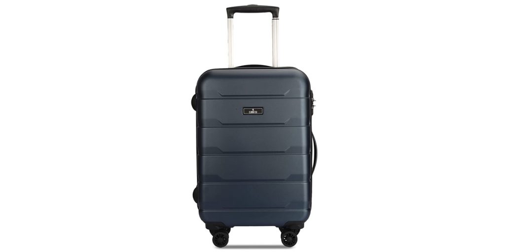 4 Wheeler Grey ABS Hard Case Trolley Bag, For Luggage, Size: 55 Cm