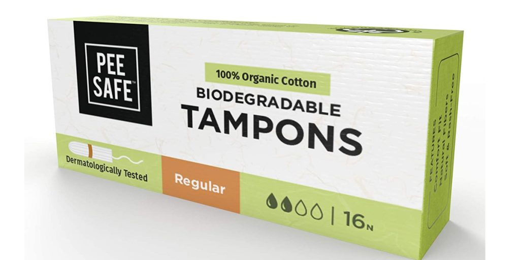 Pee Safe Organic Tampons