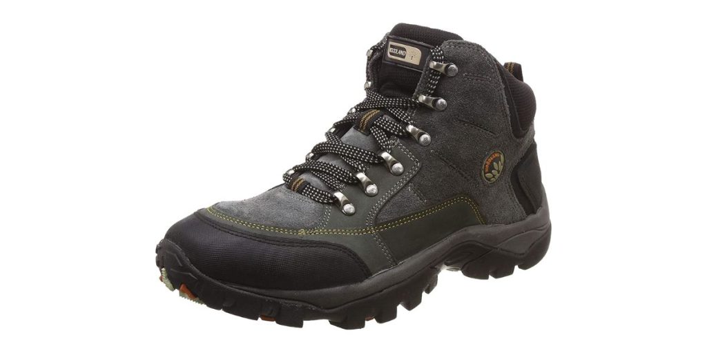 Woodland Excursion Dnavy Leather Trekking Boots