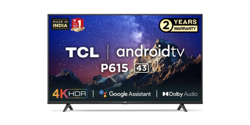 11 Best 4K TVs in India TCL 4K Ultra HD Smart LED TV