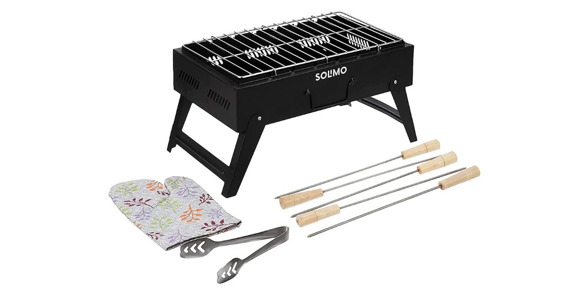 Amazon Brand – Solimo Big Charcoal Barbeque Grill