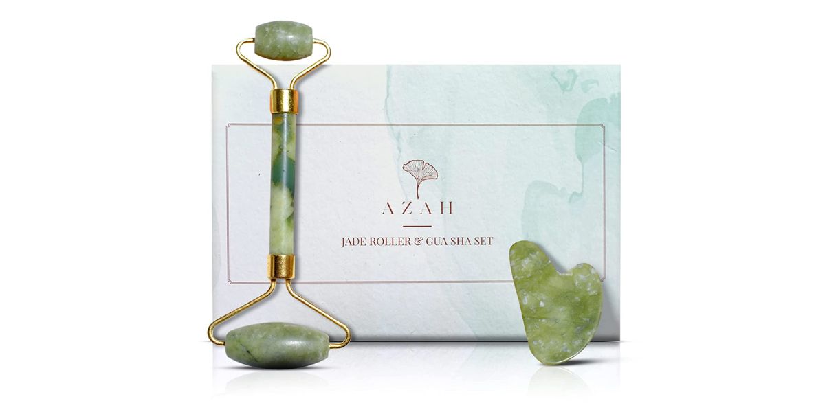 Azah Jade Roller & Gua Sha Set