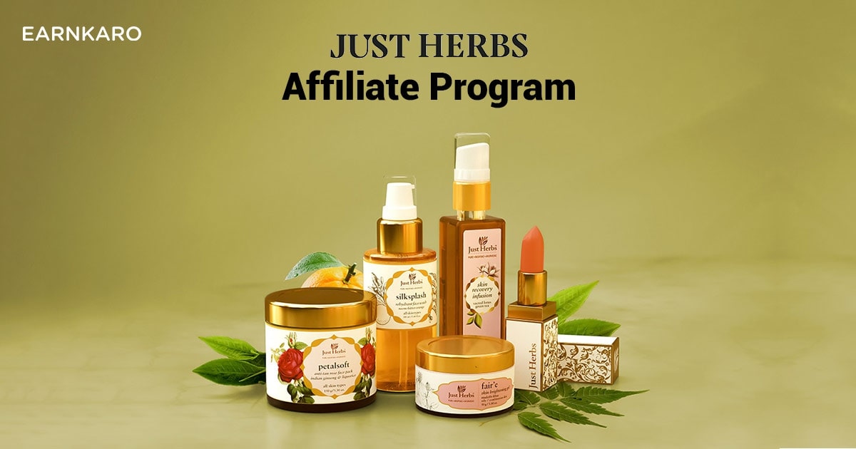 Just Herbs Affiliate Program With Flat 12 Commission September 2024