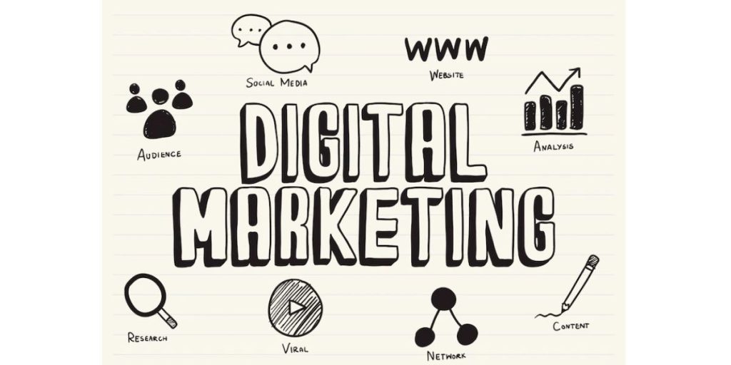 digital marketing illustration