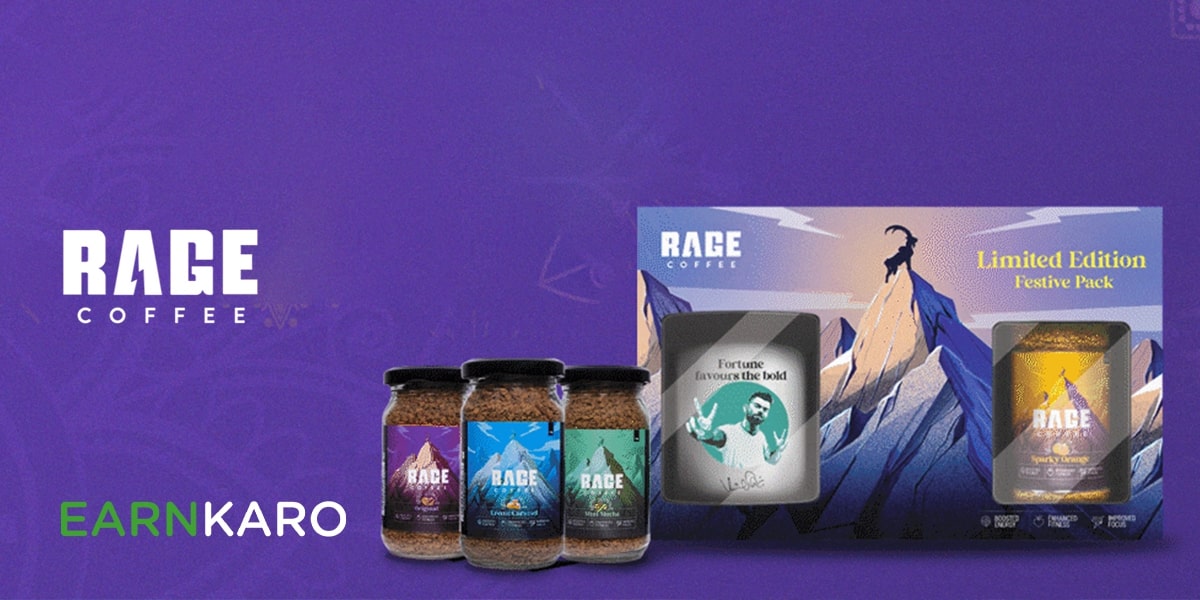 Rage Coffee Affiliate Program with ₹200 Commission September 2024