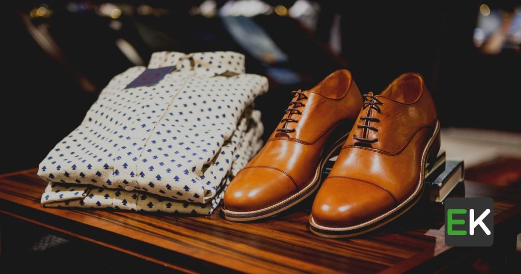 Formal Shirt with a pair of formal shoes