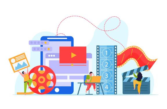 Video Editor Illustration