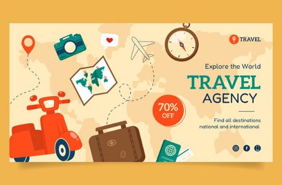 travel agency illustration