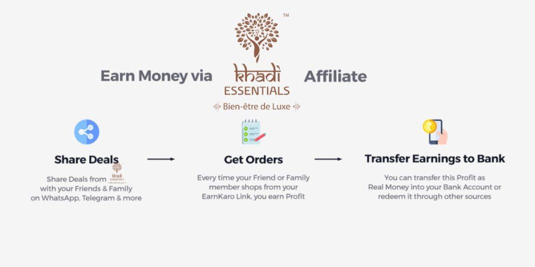 Khadi Essentials Affiliate Program with 18 Commission September 2024
