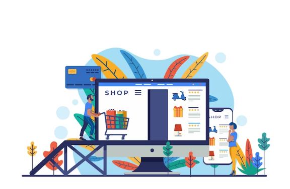 Online Store Illustration