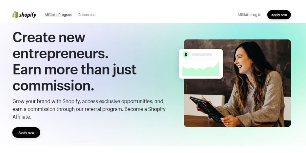 Shopify Affiliate program