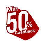 Min 50% Cashback_image