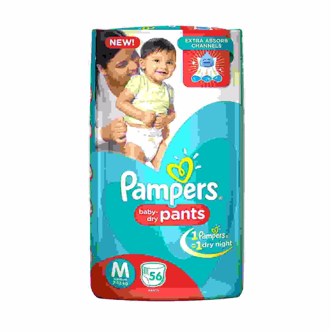 pampers xl 56 flipkart