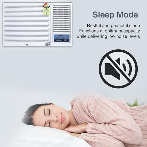 Godrej 1.5 Ton 3 Star Turbo Mode Window AC, Copper, 2024 Model