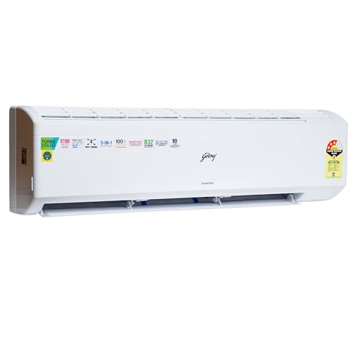 Godrej 1.7 Ton 3 Star, 5 In 1 Convertible Cooling, Inverter Split AC, 2024 Model