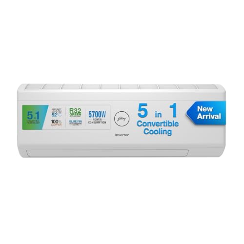 Godrej 1.7 Ton 5 Star | 5 In 1 Convertible Cooling I