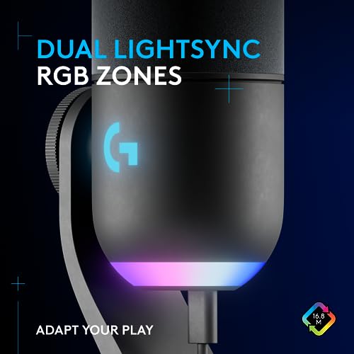 Logitech G Yeti GX Dynamic RGB Gaming Microphone with LIGHTSYNC