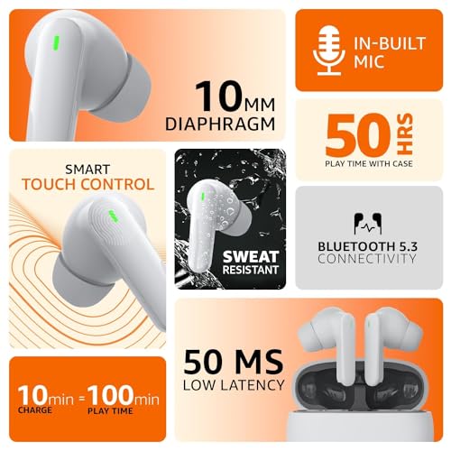 Amazon basics True Wireless in-Ear Earbuds with Mic