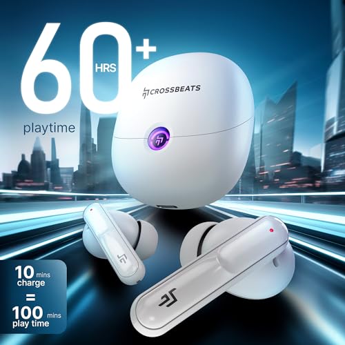 CrossBeats Sonic 3 TWS Ear buds 30dB Hybrid ANC