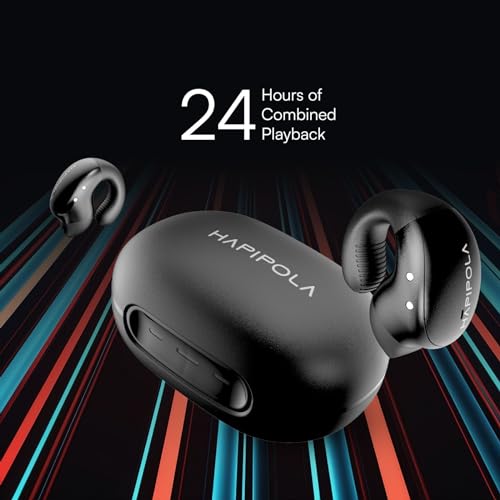 Hapipola Leech Ear Buds Clip On Earbuds Open Ear Headphones