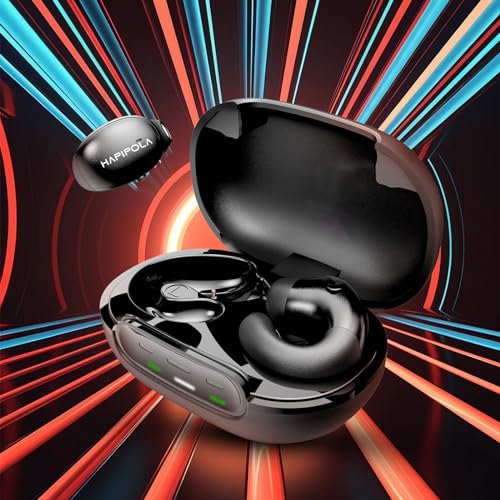 Hapipola Leech Ear Buds Clip On Earbuds Open Ear Headphones