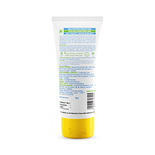 Mamaearth Milky Soft Mineral Based Sunscreen SPF 30 & PA+++ with Oats, Milk and Calendula for Babies
