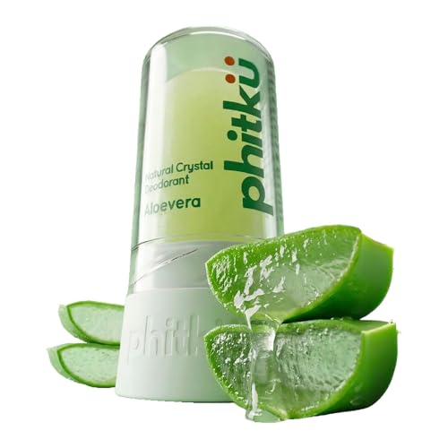 Phitku Alum Infused Crystal Roll-On Stick | Natural 