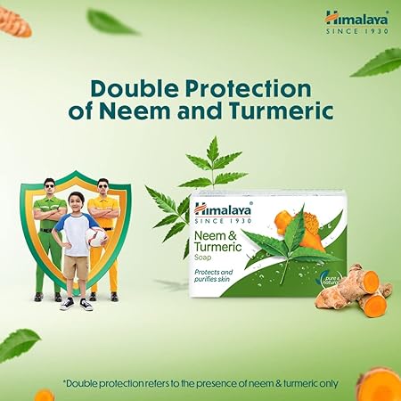 Himalaya Herbals Neem And Turmeric Soap, Pack of 4