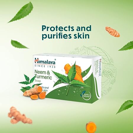 Himalaya Herbals Neem And Turmeric Soap, Pack of 4