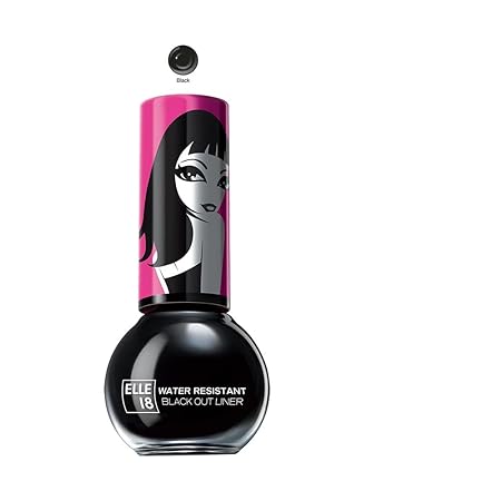 Elle 18 Water Resistant Black Out Eye Liner