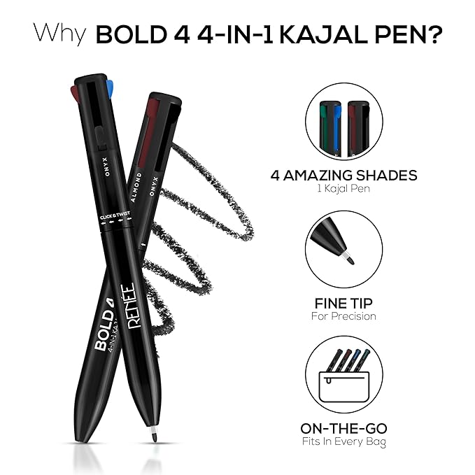 RENEE Bold 4-4-in-1 Kajal