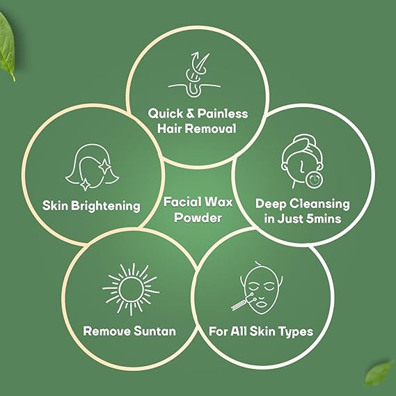 Mountainor Facial Hair Removal Wax Powder