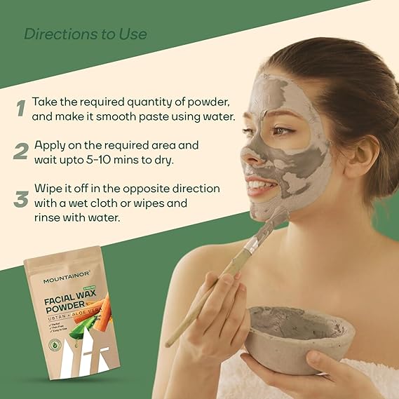 Mountainor Facial Hair Removal Wax Powder