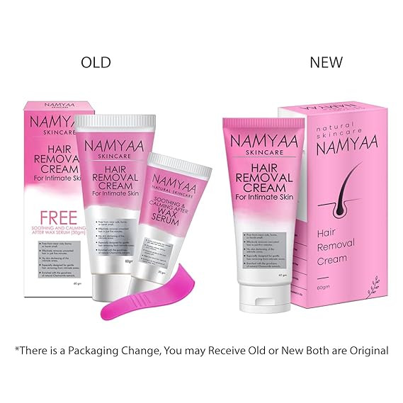 Namyaa Hair Removal Cream for Intimate Skin (Pack of 2)