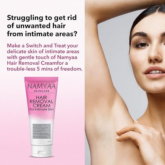 Namyaa Hair Removal Cream for Intimate Skin (Pack of 2)