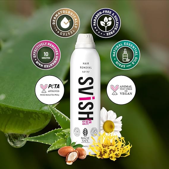 Svish On The Go Hair Removal Spray for Women
