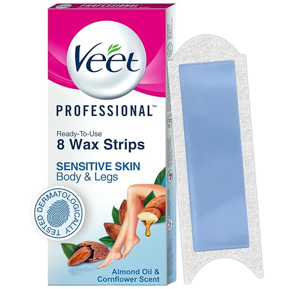Veet Half Body Waxing Strip Kit for Sensitive Skin