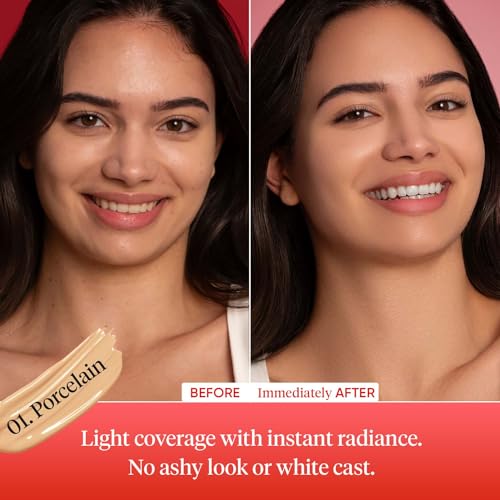 Dot & Key Strawberry Dew Tinted Sunscreen SPF 50+ Pa++++ - 01 Porcelain, Protection Against UA/UB