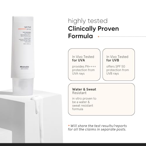 Minimalist Fluid Sunscreen SPF 50 PA++++
