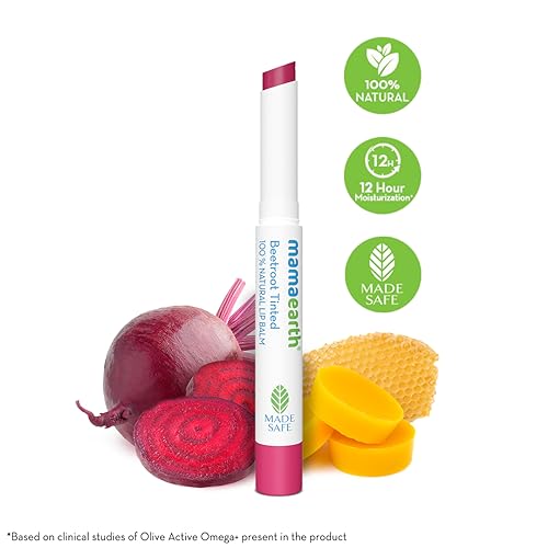 Mamaearth Beetroot Tinted 100% Natural Lip Balm, Beetroot