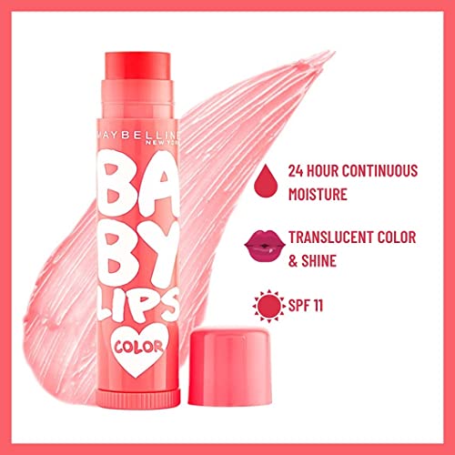 Maybelline New York Lip Balm, With Spf, Moisturises And Protects From The Sun, Cherry Kiss