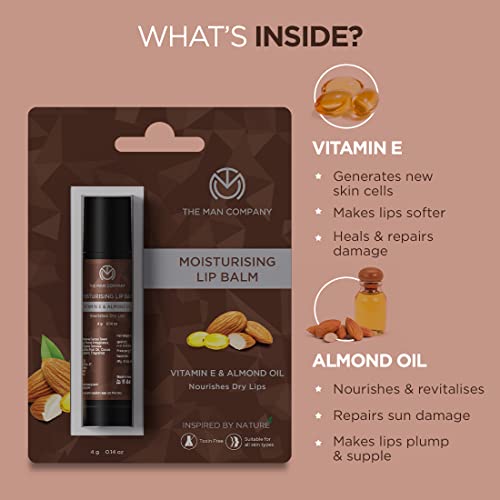 The Man Company Nourishing Lip Balm For Soft & Moisturised Lips