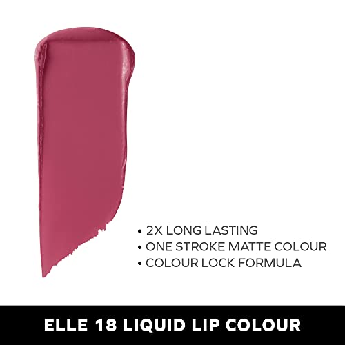 Elle18 Liquid Matte Lip Color Mauve Opera