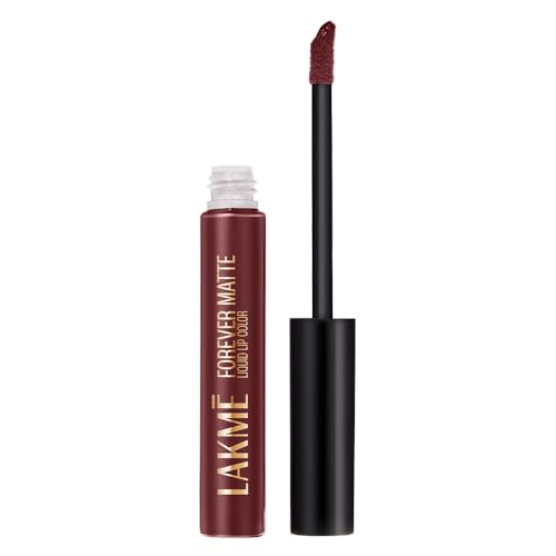 Lakme Forever Matte Liquid Lip Colour, Wine Touch