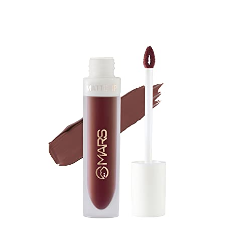 MARS Matte Liquid Lip Color Non-Transfer & Waterproof Lipstick for Women, 09-Heart Thief