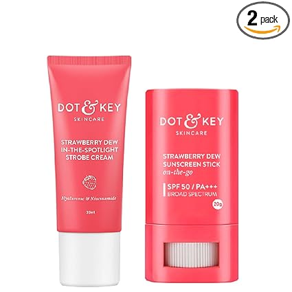 Dot & Key Easy Re-application Dewy Finish Non-Greasy, Instant Dewy Skin Combo