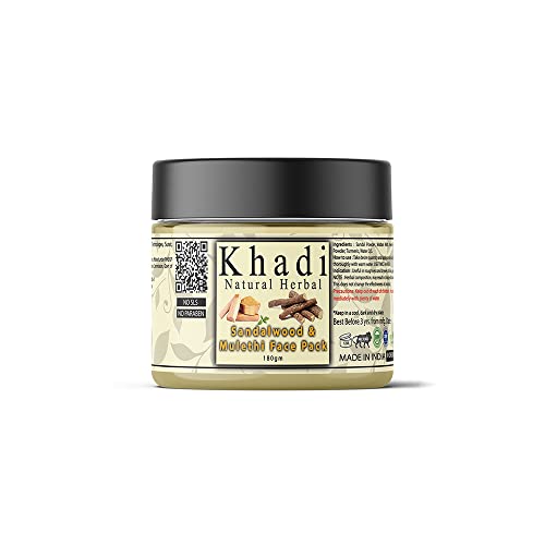 Khadi Natural Herbal Sandalwood and Mulethi Face Pack Mask