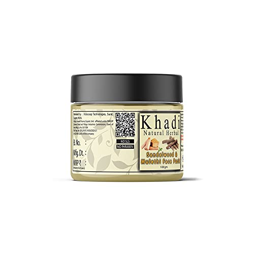 Khadi Natural Herbal Sandalwood and Mulethi Face Pack Mask
