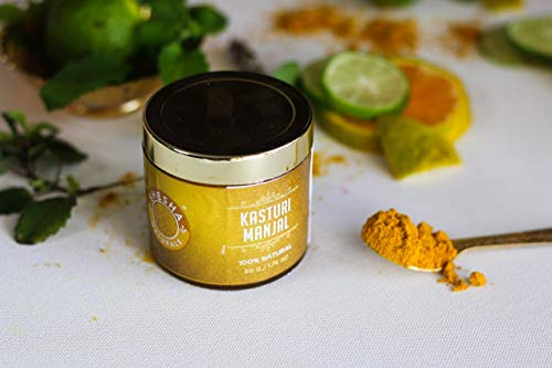 SHESHA NATURALS Natural Kasturi Manjal/Wild Turmeric Powder