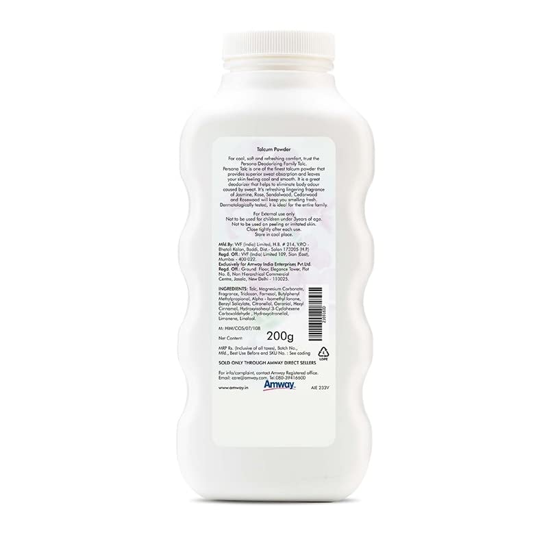 Amway Persona Talc Powder